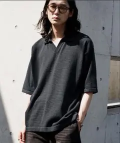 【WYM】PIN BORDER KNIT POLOのサムネイル