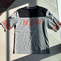 Nike NSW Tシャツ Mサイズ グレー/ブラック/オレンジ