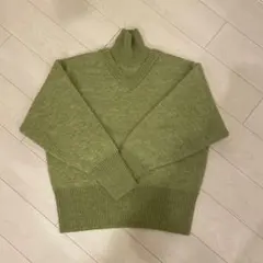 KBF タートルニット リバーシブル グリーン