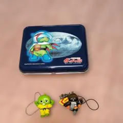 ガッチャピン 科学忍者隊ガッチャマン コラボ 缶ケース キーホルダー