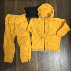 mont-bell レインスーツ 120サイズ イエロー