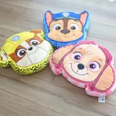 ■パウパトロール■フェイスクッション３種セット■パウパトグッズのサムネイル
