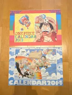 ワンピース 2002年 カレンダー ポスター ルフィ ゾロ サンジ ナミ
