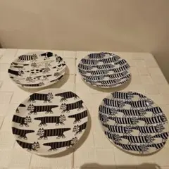 リサラーソン 猫 豆皿 4枚セットのサムネイル