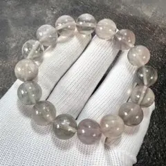 高品質　ニュアンスカラー　エンジェルフェザーフローライト　ブレスレット　5