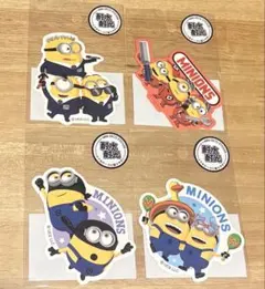 ミニオンズ　ステッカー 4枚セット