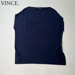 良品　Vince. ヴィンス ブラウス　カットソー　ネイビー系　XSのサムネイル