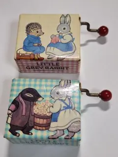 LITTLE GREY RABBIT　リトルグレイラビット　 オルゴール 　２つ