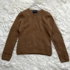 Ralph Lauren レディース Vネックニット ブラウン Mサイズ