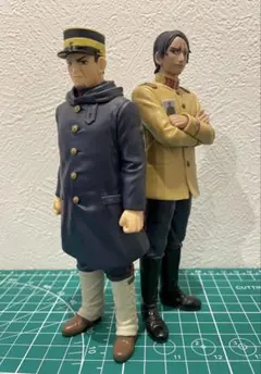 【匿名配送】ゴールデンカムイ.フィギュア.バンプレスト（箱無し）月島.鯉登のサムネイル
