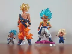 ドラゴンボール　ガチャ　超サイヤ人孫悟空 他　フィギュア　４種