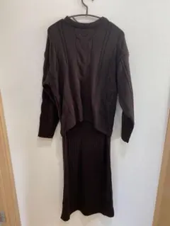 マタニティニットワンピース Lサイズ