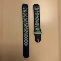 Fitbit Inspire HR シリコン製通気性バンド ネイビーとミント