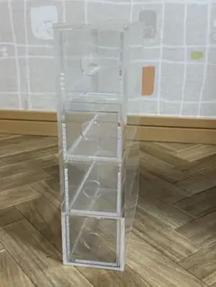 無印良品　透明アクリル小物収納 4段