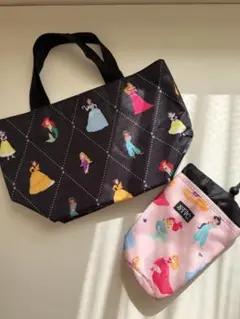 ディズニープリンセス トートバッグ＆保冷ペットボトルホルダー セット