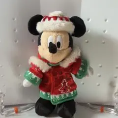 ミッキーマウス クリスマスぬいぐるみバッジ 2012 ぬいば
