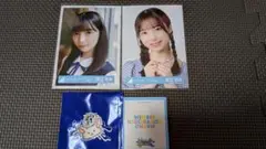渡辺莉奈　めじるしチャーム&過去生写真セット
