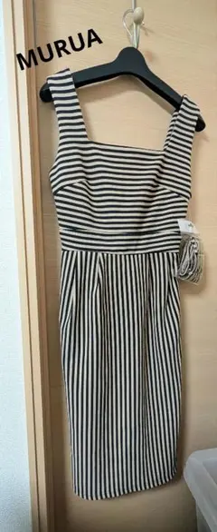 MURUA　ストライプ　タイト　ワンピース　ピチピチのサムネイル