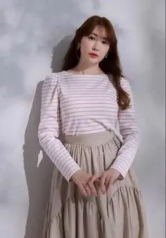 herlipto【新品タグ付】RucheOffShoulderKnit - メルカリ