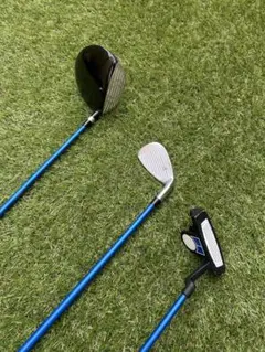 子供用ゴルフクラブ　左利き　3本セットのサムネイル