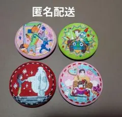 ディズニー　刺繍缶バッジ 第二弾　4個セット