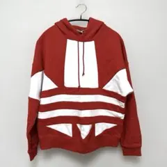 【大人気】アディダスオリジナルス　 ラージロゴ　トレフォイル　パーカー　サイズM