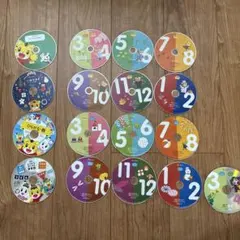 こどもちゃれんじ ぽけっと ほっぷ DVD 17枚セット 年少 年中 2年分