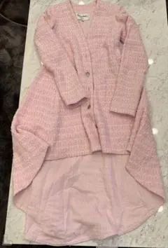 シャネル（CHANEL）ココマークファンシーツイード ロングジャケット コートのサムネイル