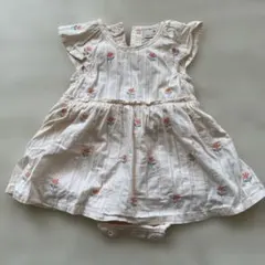 petit main 80cm ワンピース　ロンパース　プティマイン