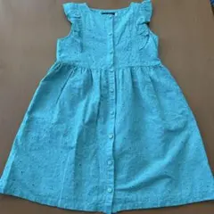 BeBe ノースリーブワンピース　140 ミント　ターコイズ　グリーン