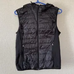 UNIQLO フード付き ウルトラライトダウン ベスト ブラック M