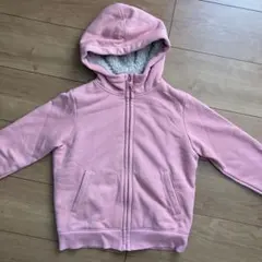 ユニクロ ボアスウェットフルジップパーカー 130cm