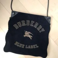 ★BURBERRY BLUE LABEL★ショルダーバッグ★コーデュロイ★