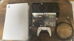 PlayStation 5 本体 コントローラー 付属品　おまけソフト2本