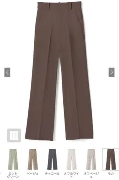 GRL センタープレスストレートパンツ[ai07]