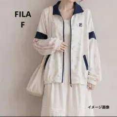 FILA FILA F 플로럴 저지 블루종 스포츠 핑크 플로럴