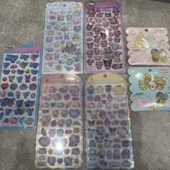 正規品　うるちゅる、コットン、おはじきシールセット