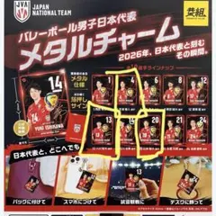 バレーボール男子日本代表 メタルチャーム