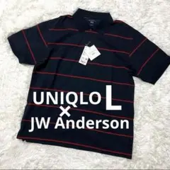 【新品タグ付き】JW ANDERSON ユニクロ ボーダーポロシャツ L
