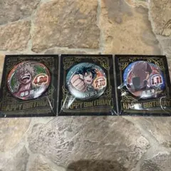 僕のヒーローアカデミア バースデイ バースデー 缶バッジ 緑谷爆豪轟2022