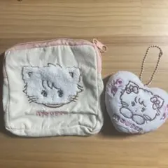 mikko characters ポーチ&クッションマスコット