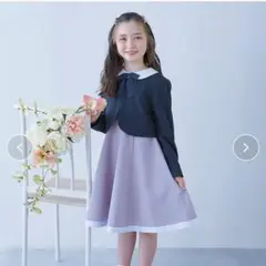 【美品】デビロック　フォーマルワンピース　120センチ　卒園式　入園式