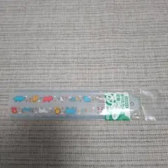上野動物園 折りたたみ定規 30cm 分度器付き