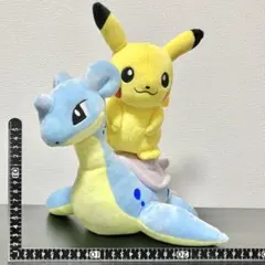 シンガポールポケモンセンター限定品】ラプラス ピカチュウ ぬいぐるみ