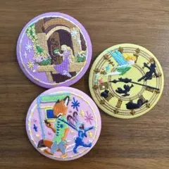ディズニー刺繍缶バッチ　Disney まとめ売り