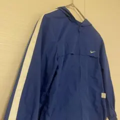 NIKE ナイキ キッズ ナイロン フード付き しゃかしゃか 青 120