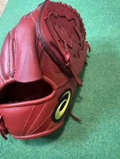 アシックス ダルビッシュ有モデル 限定 ライオン レッド 美品 軟式グローブ アシックス ダルビッシュ有モデル 限定 ライオン レッド 美品