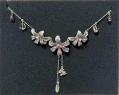 ANNA SUI ゴールド ネックレス フラワー 花 モチーフ