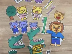 歯ブラシ　パネルシアター