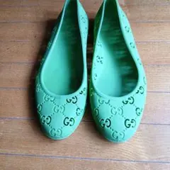 GUCCI ラバー レインシューズ ライトグリーンのサムネイル